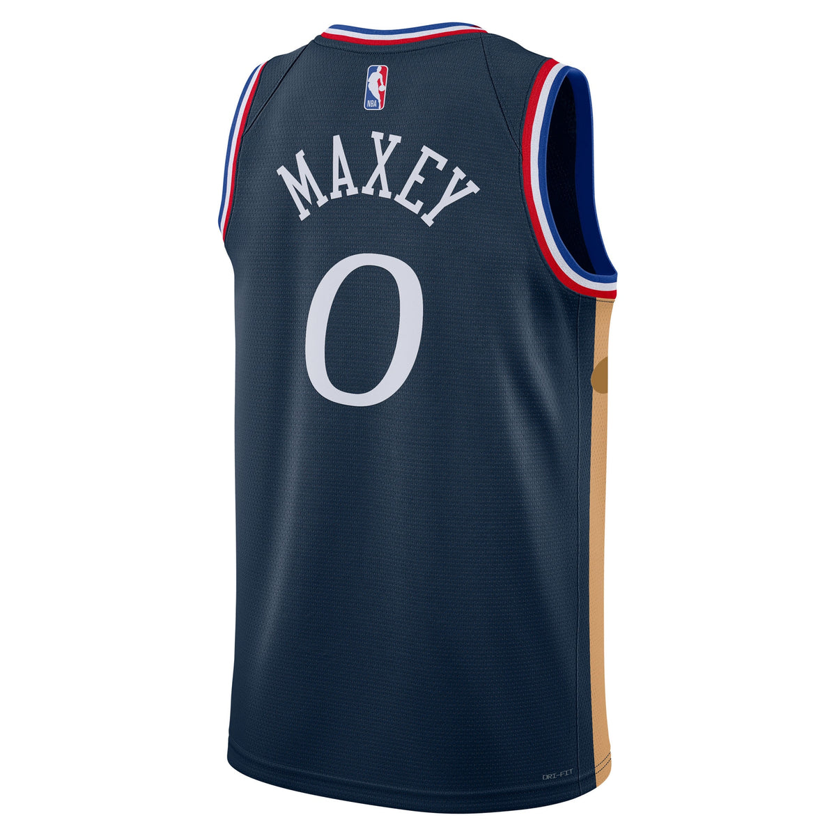 Philadelphia 76ers Nike 2025/26 City Edition Swingman Jersey - Navy - Tyrese Maxey - Unisex