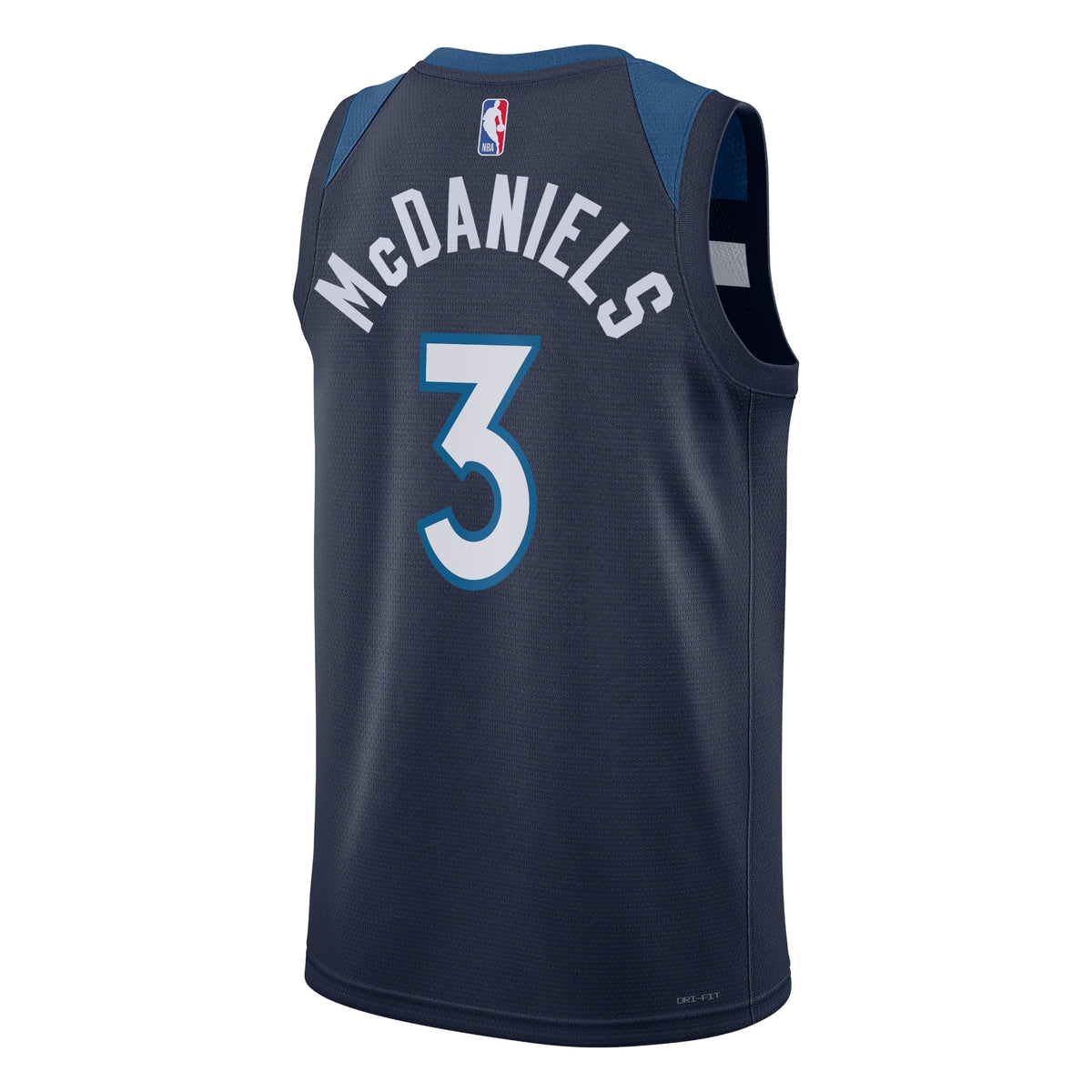 Minnesota Timberwolves Nike Icon Edition Swingman Jersey - Navy - Jaden McDaniels - Unisex