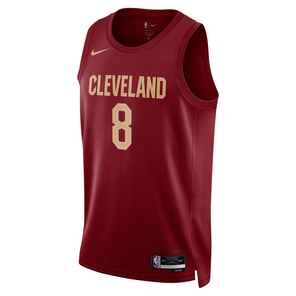 Cleveland Cavaliers Nike Icon Edition Swingman Jersey - Wine - Dennis Schröder - Unisex