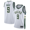 Milwaukee Bucks Nike Association Edition Swingman Jersey - White - Kel'el Ware - Unisex