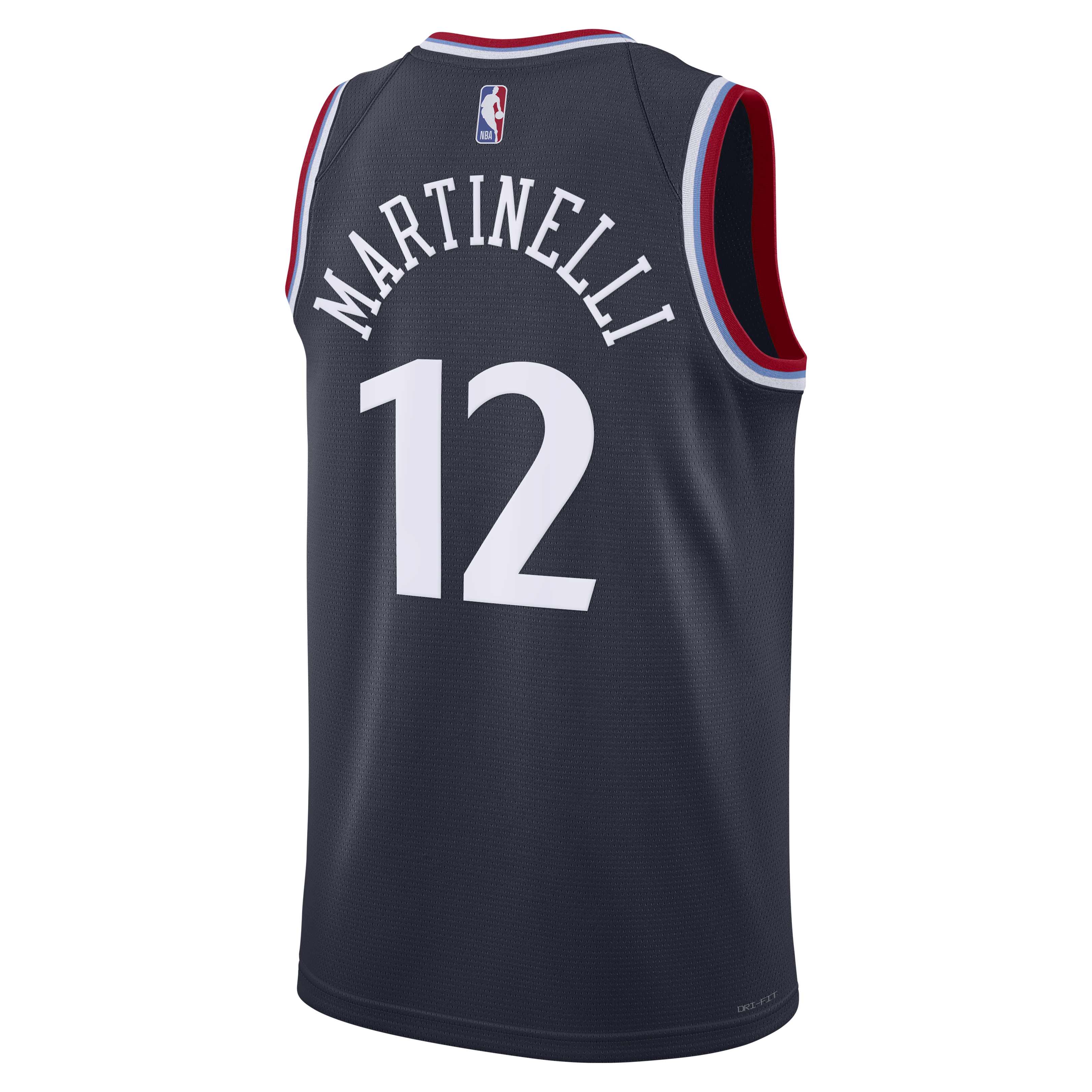 Los Angeles Clippers Nike Replica Icon Edition Swingman Jersey - Navy - Nick Martinelli - Youth
