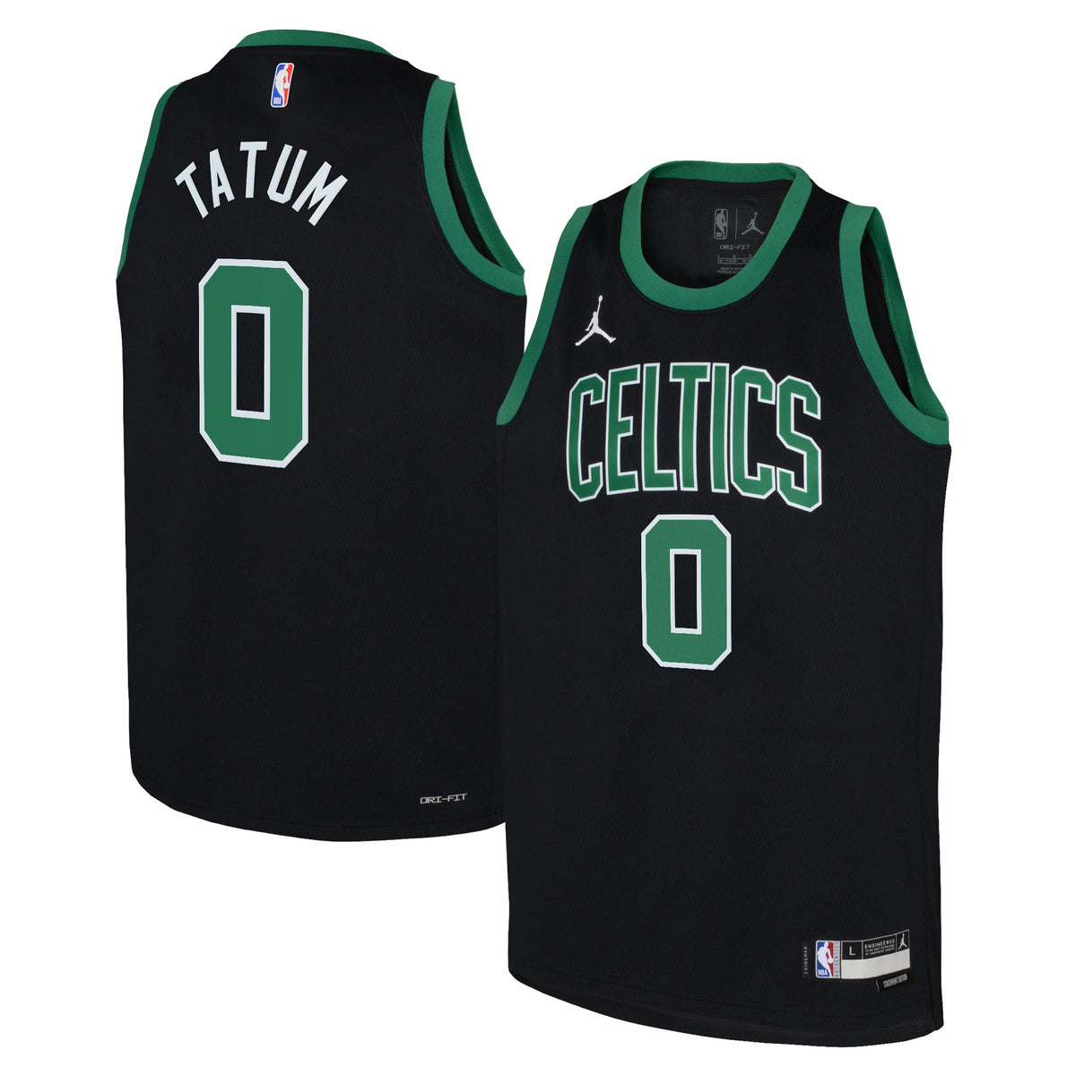 Boston Celtics Jordan Brand Statement Edition Swingman Jersey 22 - Black - Jayson Tatum - Youth