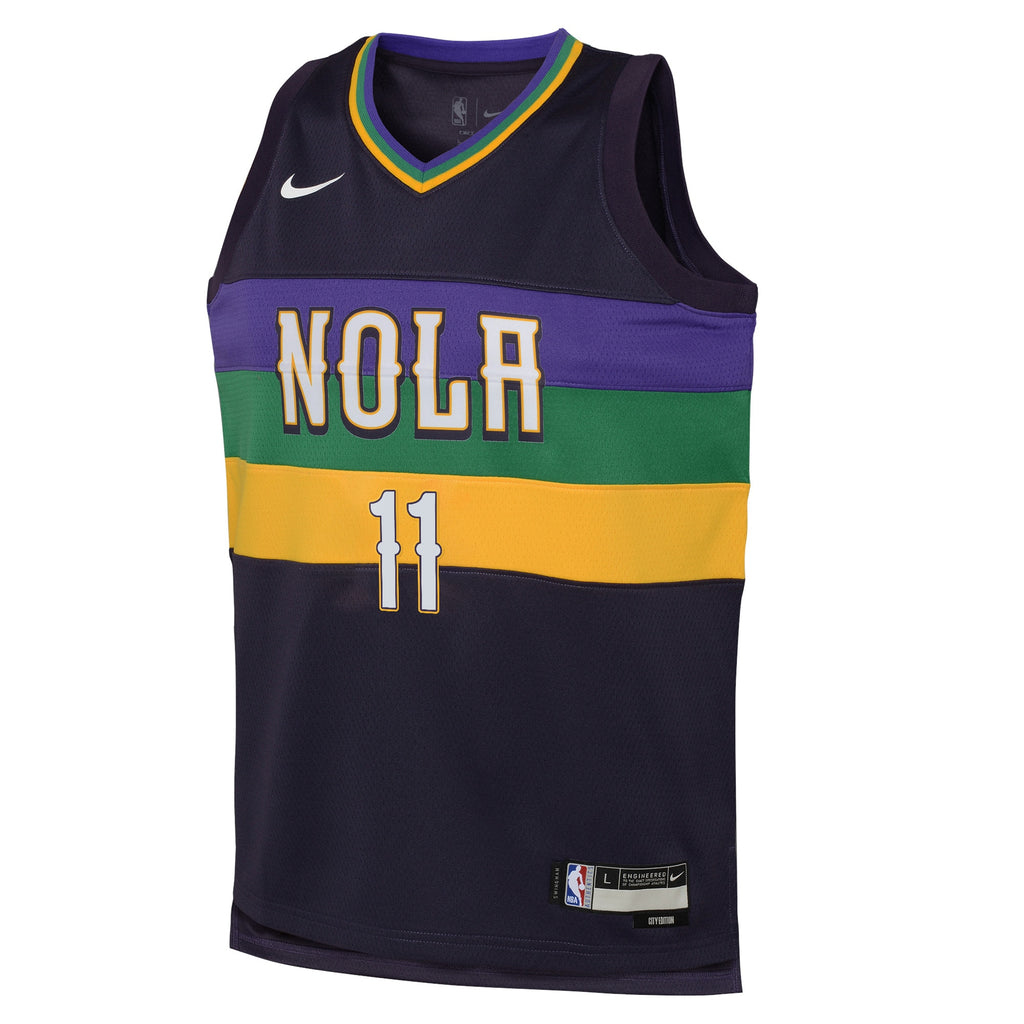 New Orleans Pelicans Nike City Edition Swingman Jersey 22 - Purple - Dyson Daniels - Youth