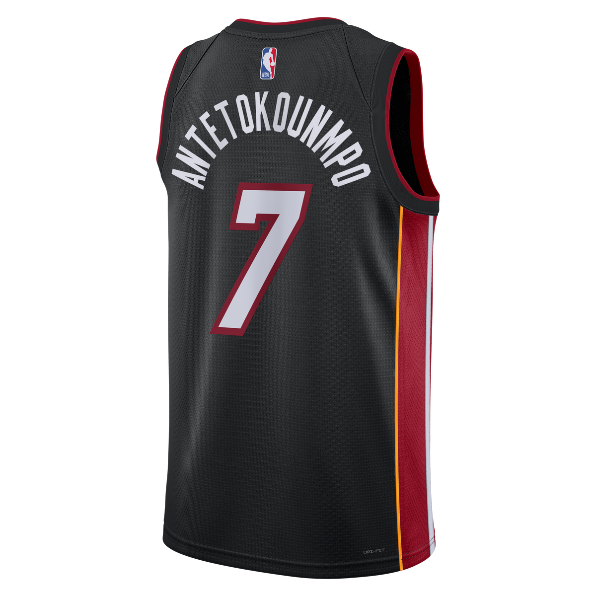 Miami Heat Nike Icon Edition Swingman Jersey - Black - Giannis Antetokounmpo - Unisex