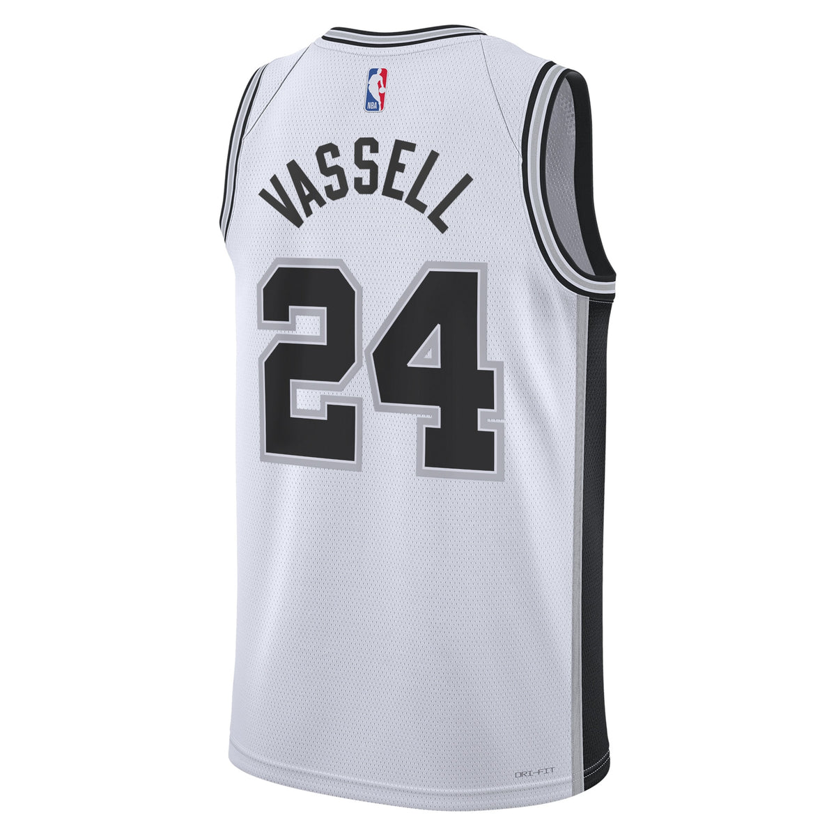 San Antonio Spurs Nike Association Edition Swingman Jersey - White - Devin Vassell - Unisex