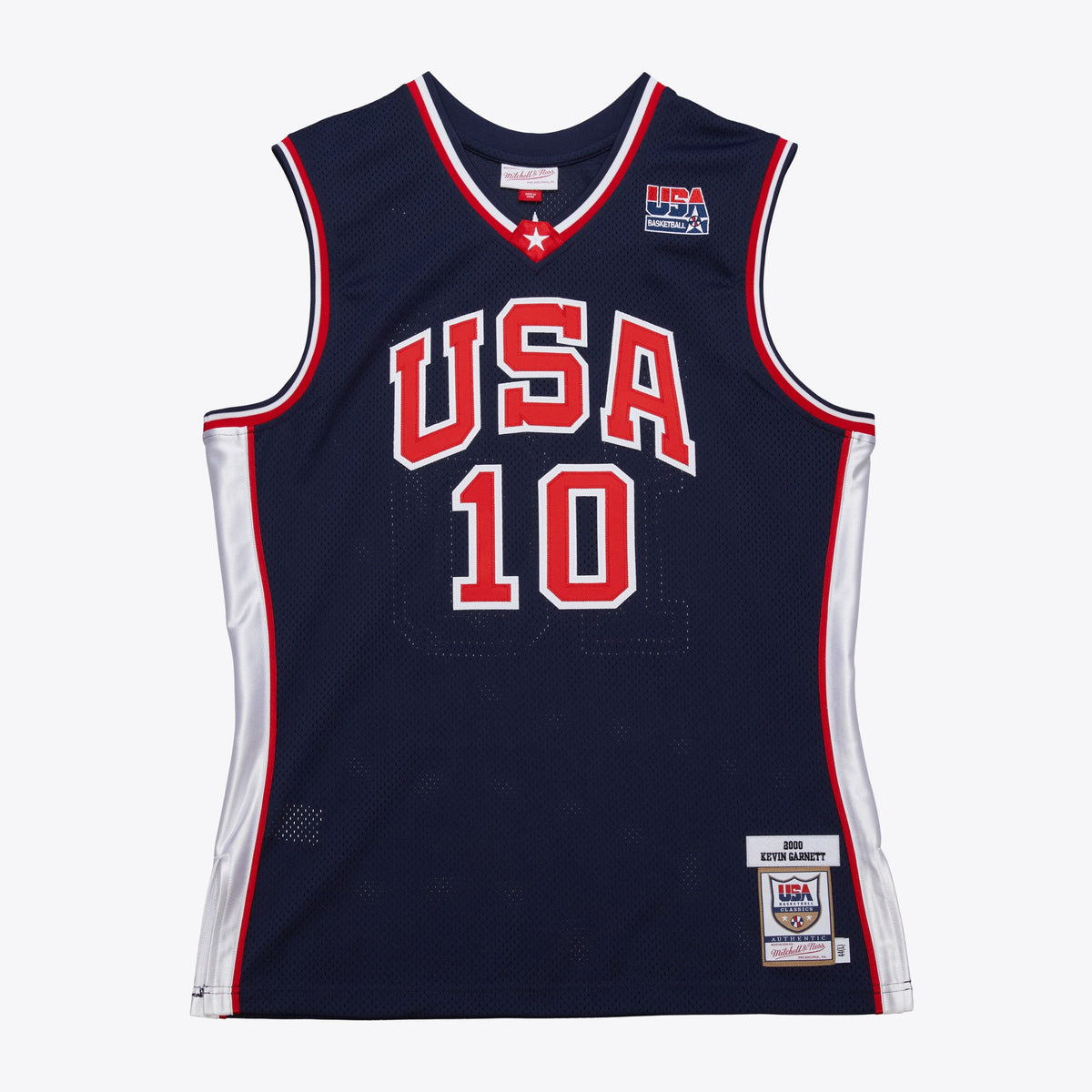 Team USA Mitchell & Ness Authentic Jersey Kevin Garnett 2000
