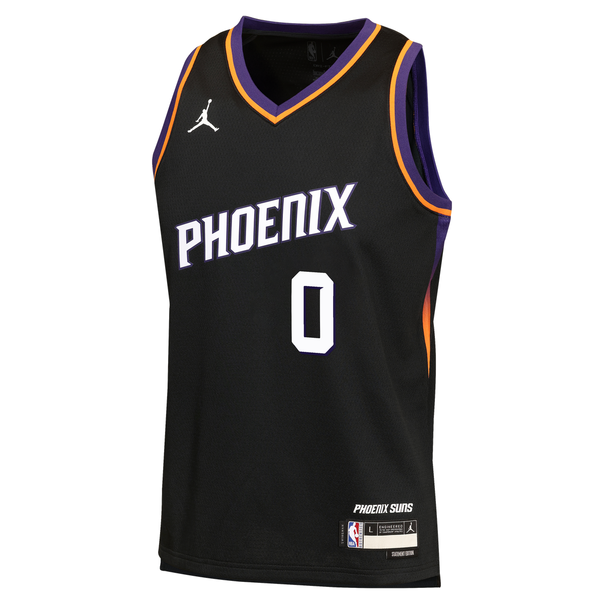 Phoenix Suns Jordan Brand Statement Edition Jersey - Black - Ryan Dunn - Youth