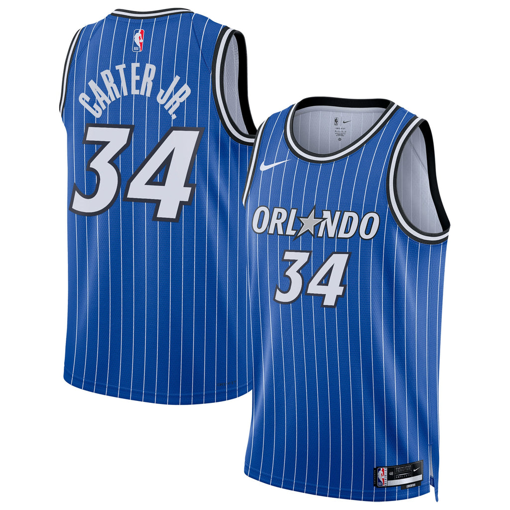 Orlando Magic Nike Replica Icon Edition Swingman Jersey - Blue - Wendell Carter Jr. - Unisex