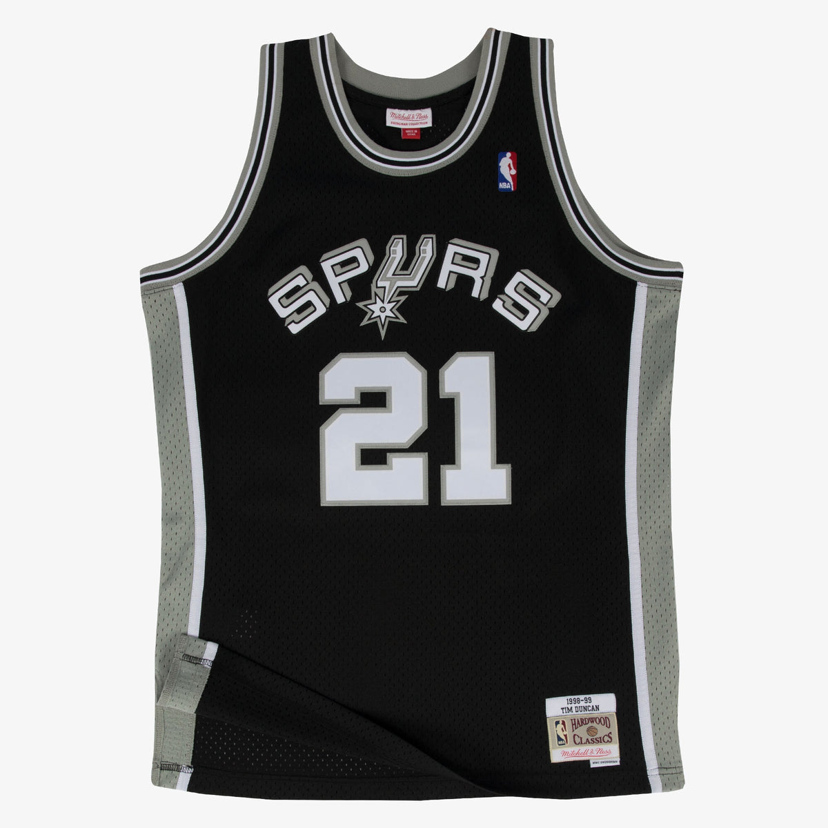 San Antonio Spurs Mitchell & Ness Swingman Jersey Road Tim Duncan 1998-99